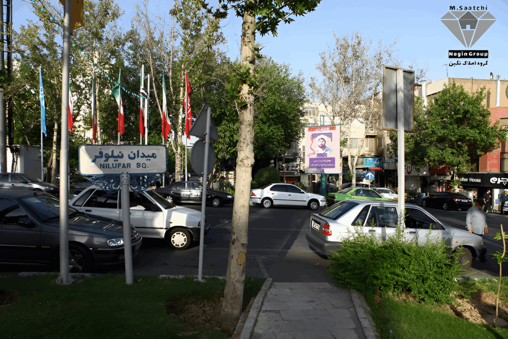 دسترسی‌های محله نیلوفر تهران